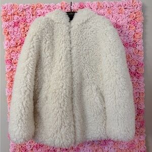 Zara Cream Puffer Jacket